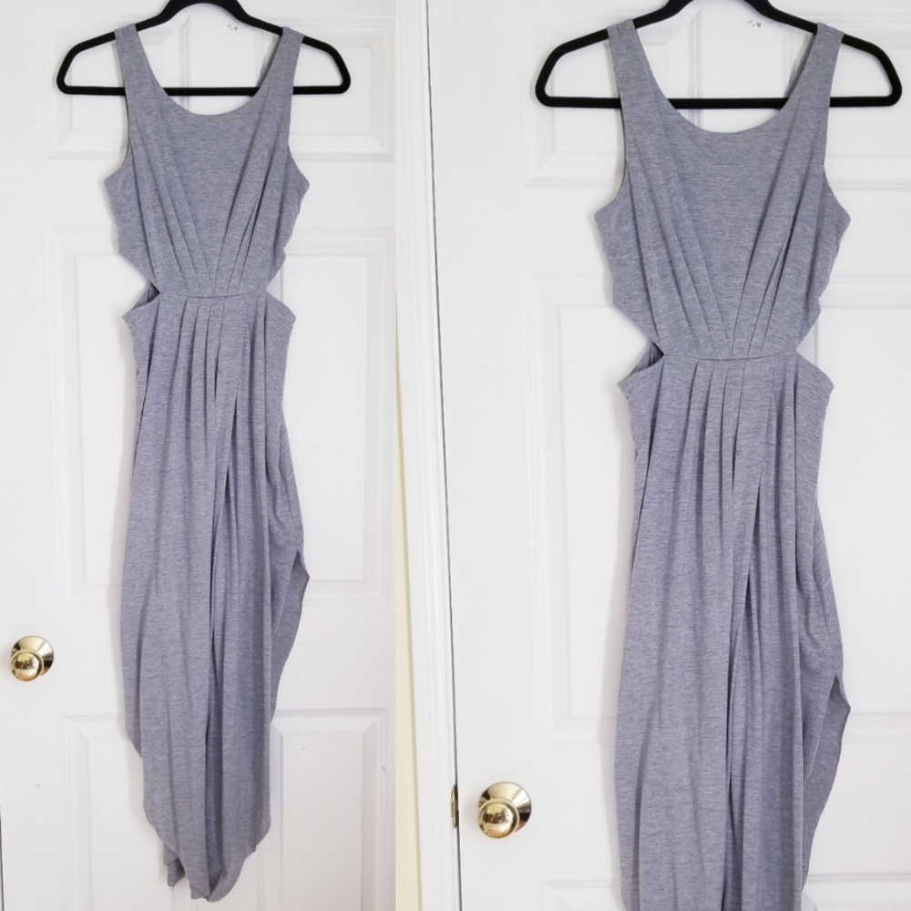 Drape Cut out side dress/ small